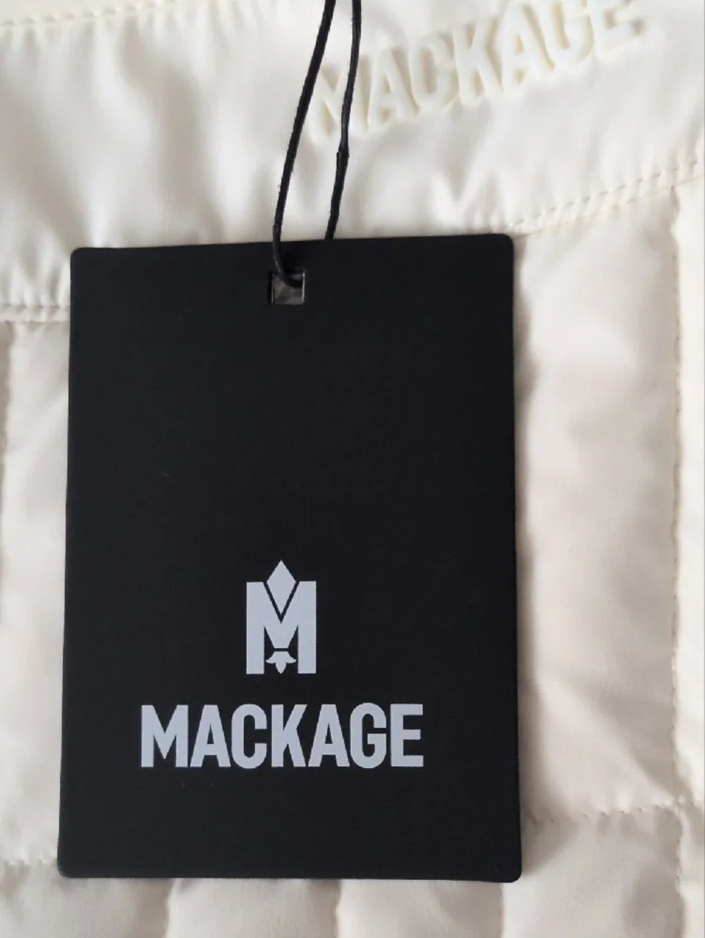 Mackage Tilda Quilted Cream A-Line Skirt
